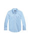 Ralph Lauren Kids Checked Shirt Light Blue