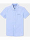 Kids One Color Shirt Short Sleeve Light Blue Misterton