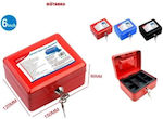 Cash Box with Lock Red 81004MCB80RD