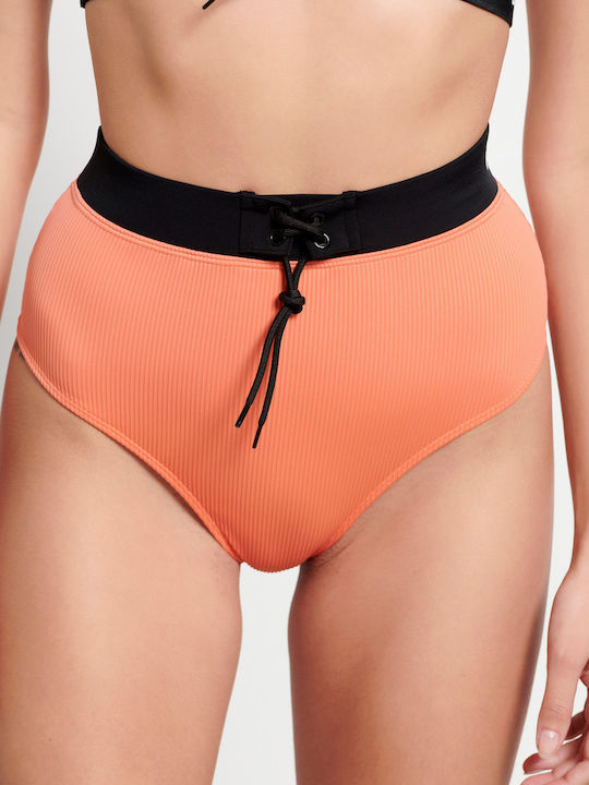 BodyTalk Bikini Slip Ψηλόμεσο Papaya