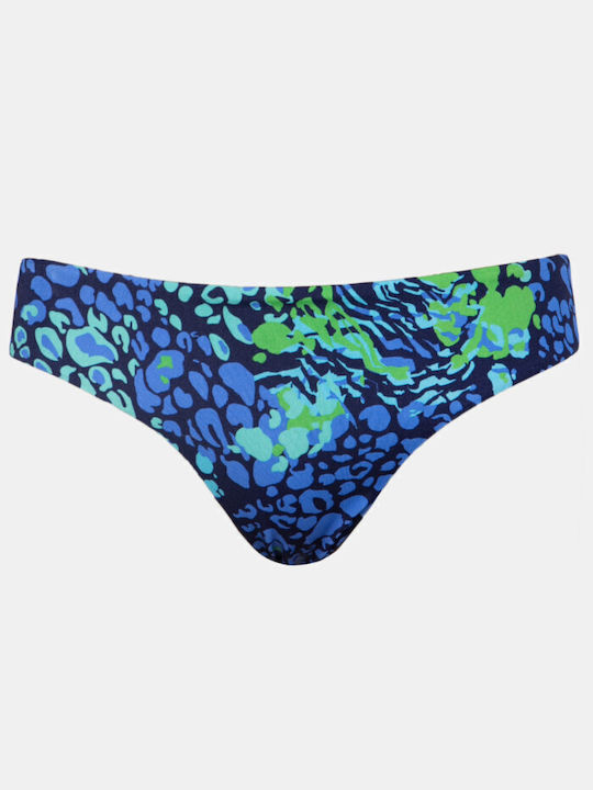 Rock Club Bikini Slip Blau