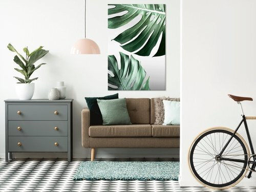 Polihome Monstera Leaves Canvas Painting 40x60cm