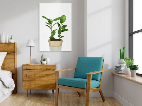 Polihome Plant In Pot Canvas Painting 40x60cm