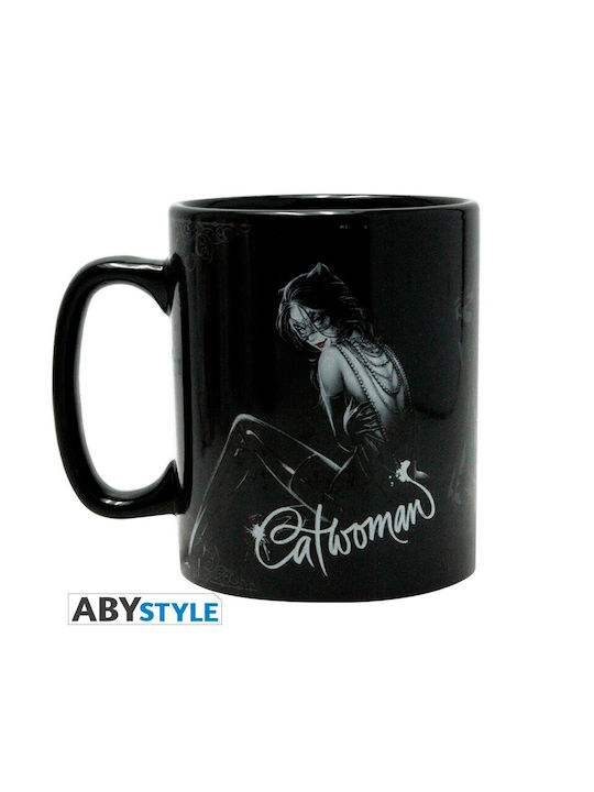 Abysse Catwoman Tasse Keramik Schwarz 460ml 1Stück