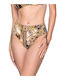 Luna Bikini Slip High Waist Brown