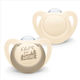 Nuk Care for Nature Schnuller Silikon Beige für...
