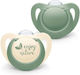Nuk Enjoy Nature Schnuller Silikon Beige - Grün...