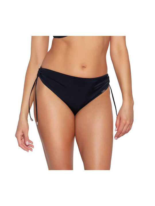 AVA Bikini Alunecare Negru