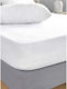 Palamaiki Protective Cover Single Waterproof with Skirt White 100x200+35cm