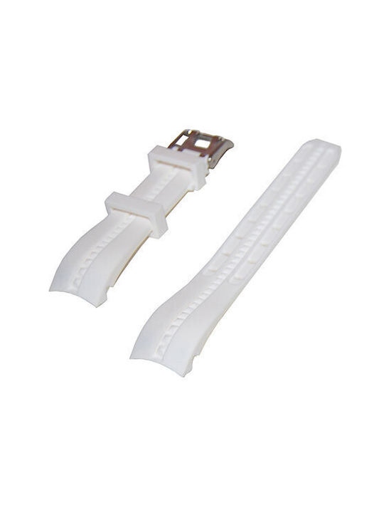 White rubber strap TENDENCE