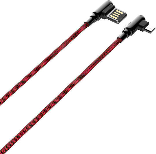 Câble Rond Micro-USB LDNIO LS02S, Blanc-orange, 2 Mètres - Neuf