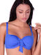 Bikini Oberteile D Becher Mit Polsterung Blau