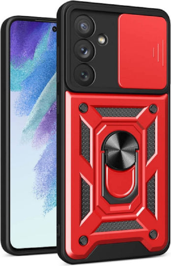 Bodycell Armor Slide Back Cover Plastic Roșu (Galaxy A14)