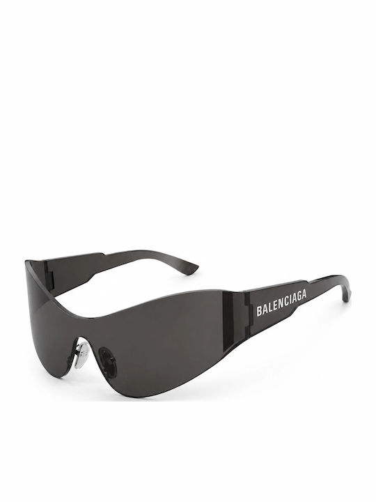 Balenciaga Unisex Sonnenbrille mit Schwarz Gestell und Gray Linse