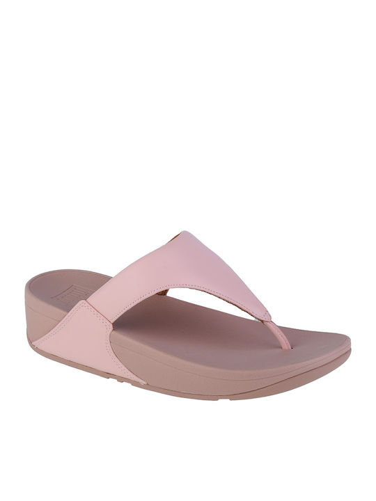 Fitflop Σαγιονάρες με Πλατφόρμα σε Ροζ Χρώμα
