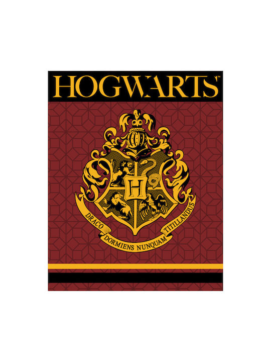 Zmart Imports Κουβέρτα Harry Potter Μπορντό 120x150εκ.