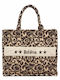 Verde Fabric Beach Bag Multicolour