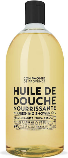 Compagnie De Provence Shea Absolute Ανταλλακτικό Λάδι για Ντους με Βούτυρο Καριτέ Karite για Θρέψη 1000ml