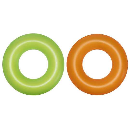 Bestway Inel de Înot pentru Copii Neon Ring cu Diametru 76cm. de la 8 Ani (Culori diverse)