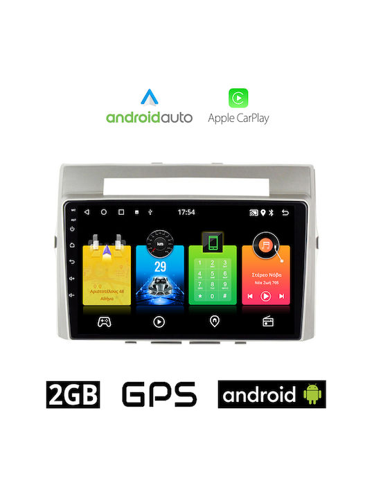 Car Audio System for Toyota Verso 2004-2009 (Bluetooth/USB/AUX/WiFi/GPS/Apple-Carplay/Android-Auto) with Touch Screen 9"