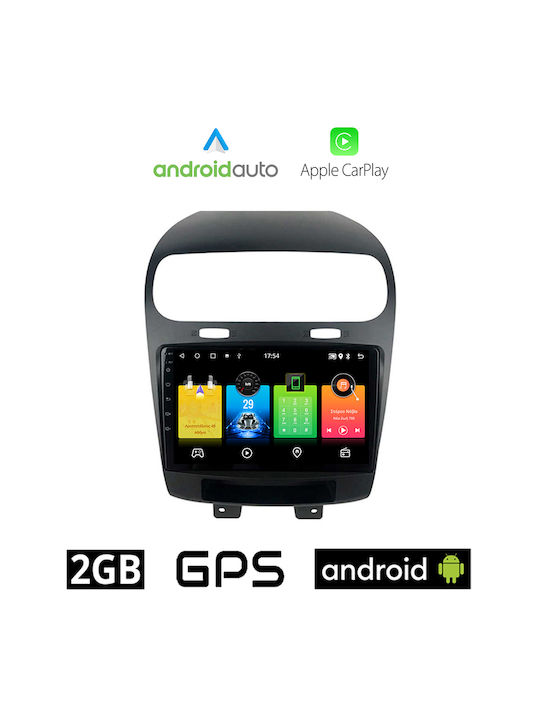 Ηχοσύστημα Αυτοκινήτου για Fiat Freemont 2008> (Bluetooth/USB/AUX/WiFi/GPS/Apple-Carplay/Android-Auto) με Οθόνη Αφής 9"