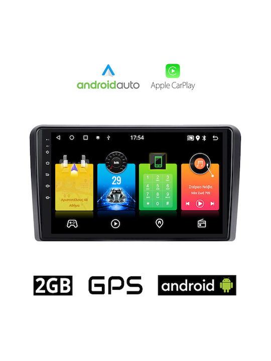 Auto-Audiosystem Hummer H1 2007> (Bluetooth/USB/AUX/WiFi/GPS/Apple-Carplay/Android-Auto) mit Touchscreen 9"