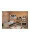 Kids Bedroom Set Black Sonoma 7pcs with Bed for Mattress 90x200cm