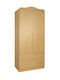 Zwei Türen Schrank mit 2 Schubladen Oak 92x54x190cm