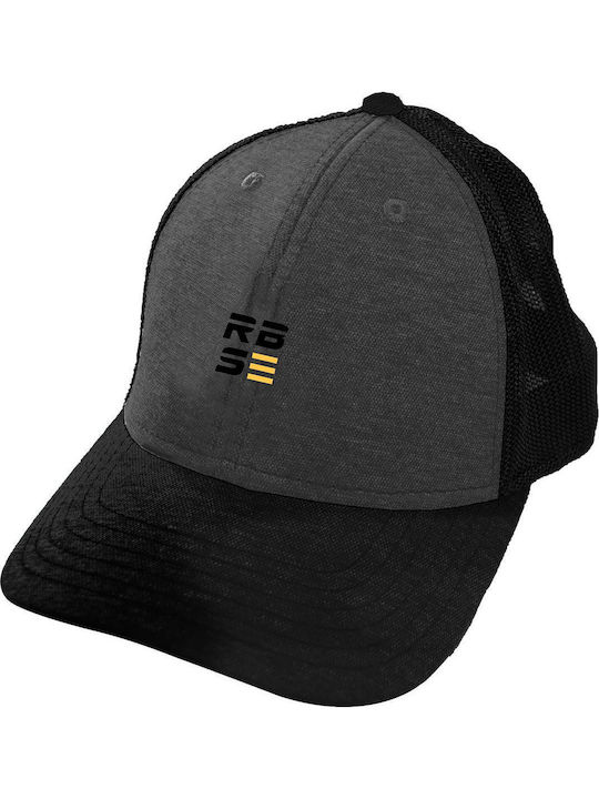Rebase 231-RMHT Ανδρικό Trucker Jockey Μαύρο RMHT-08