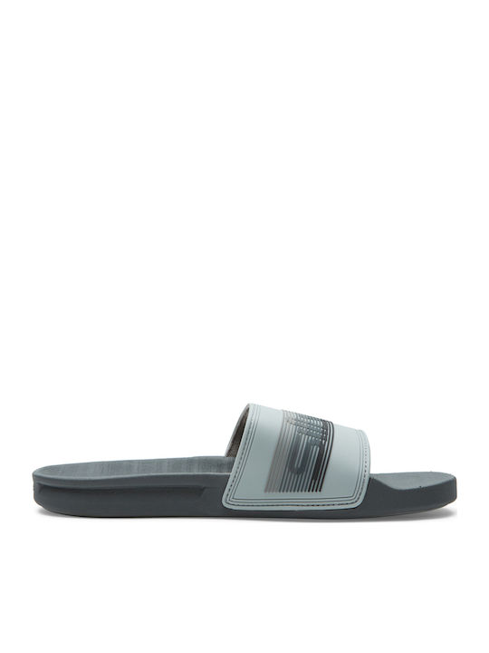 Quiksilver Rivi Wordmark Slip Slapi Gri