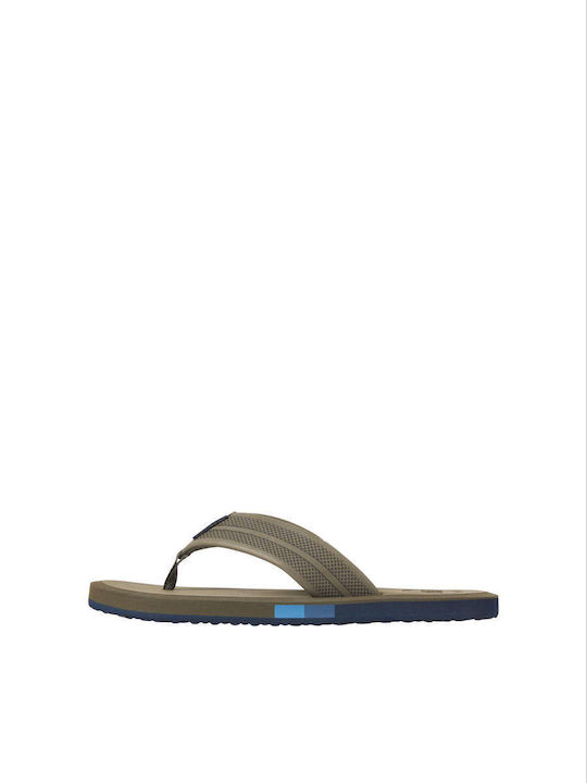 Jack & Jones Ανδρικά Flip Flops Olive