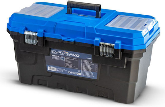 Bormann Pro BTB3314 Hand Tool Case Plastic with Tobacco Case Dimensions: W58.5xD32xH30cm