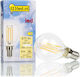 123led LED Bulb 3.4W for Socket E14 Warm White 470lm Dimmable