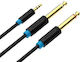 Vention Cablu 2x 6,3 mm de sex masculin - 3,5 mm male 5m (BACBJ)