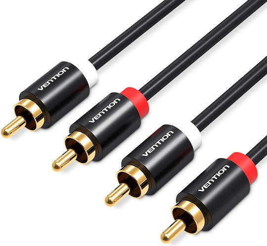 Vention Cable 2x RCA male - 2x RCA male 2m VAB-R06-B200
