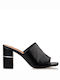 Envie Shoes Chunky Heel Mules Black E37-17317-34