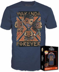 Funko Pop! / Pop! Tees Marvel: Black Panther - Wakanda Forever (XL)