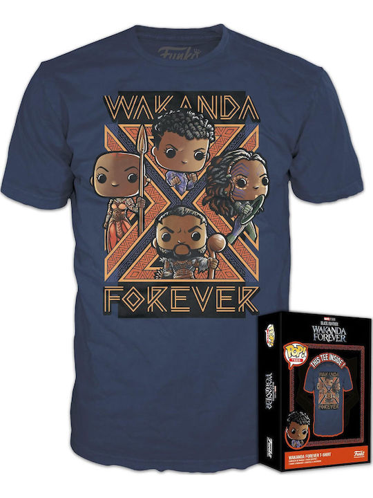 Funko Поп! Tees Marvel: Черната пантера - Wakan...
