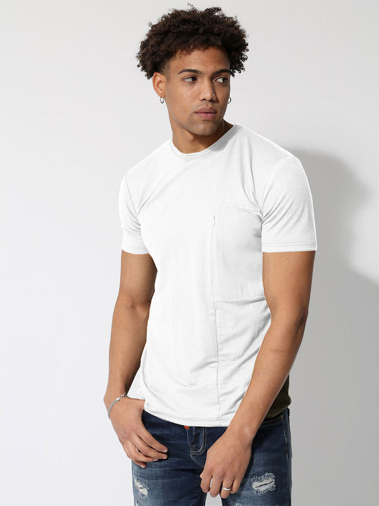 Tresor Frankie Ανδρικό T-shirt Λευκό με Στάμπα