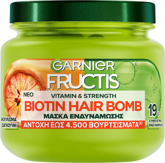 Garnier Fructis Biotin Hair Bomb Hair Mask for Strengthening 320ml