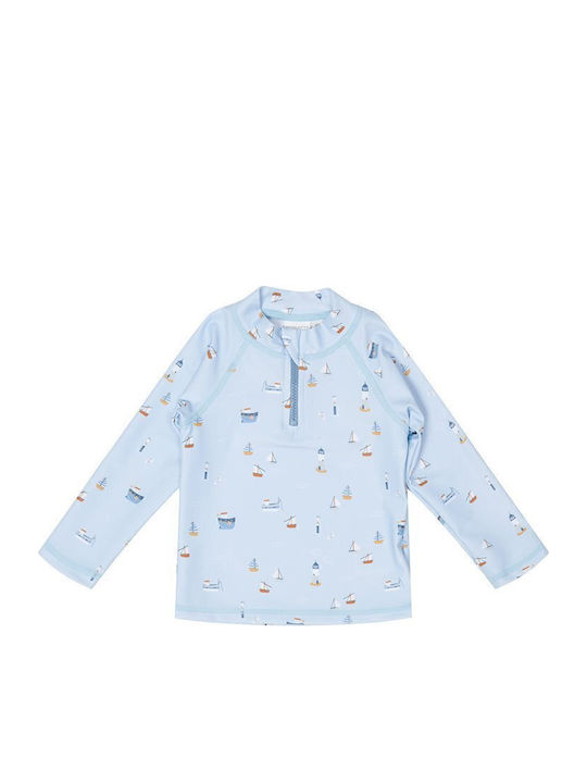 Little Dutch Sailors Bay Kids Swimwear Rashguard Light Blue