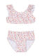 Little Dutch Summer Flowers Costum de baie pentru copii Bikini Roz