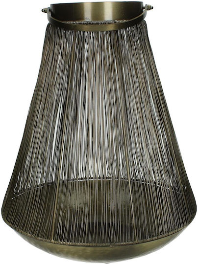 ArteLibre Felinar Metalic De podea Auriu 33x33x39buc 1buc