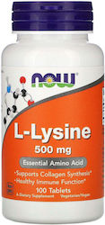 Now Foods L-Lysine 500мг 100 Таблетки