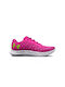 Under Armour Charged Breeze 2 Γυναικεία Αθλητικά Παπούτσια Running Rebel Pink / Black / Lime Surge