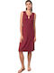 Vamp Damen Kleid Strand Rot
