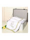 Baby Oliver Flannel Swaddle Blanket White 80x80cm