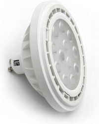 Adeleq Λάμπα LED για Ντουί GU10 και Σχήμα AR111 Ρυθμιζόμενο Λευκό Dimmable