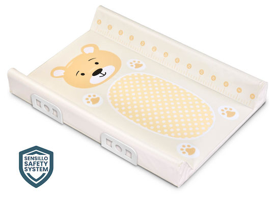 Sensillo Hard Changing Pad Din Plastic Bej Pentru Pat 50x70cm