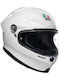 AGV K6 S Solid White Κράνος Μηχανής Full Face ECE 22.06 1255gr με Pinlock
